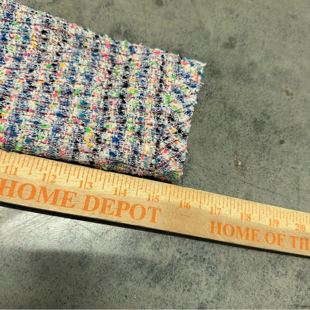 J. Crew Rainbow Tweed Jacket Pleated‎ Ends 6 - Picture 6 of 7